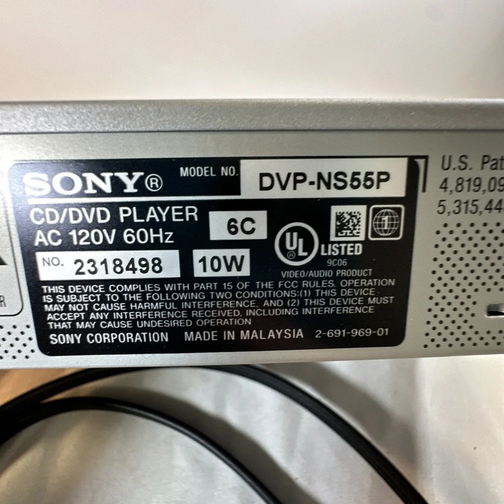 Sony dvp ns55p